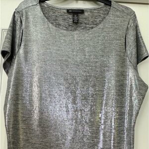 Silver ladies blouse